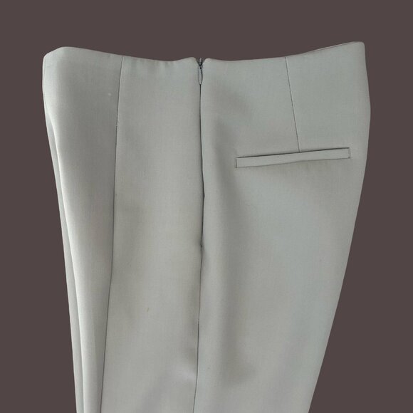 ZARA | High-Waisted Flared Pants – Neutral Dove Grey (XS) - Picture 4 of 6